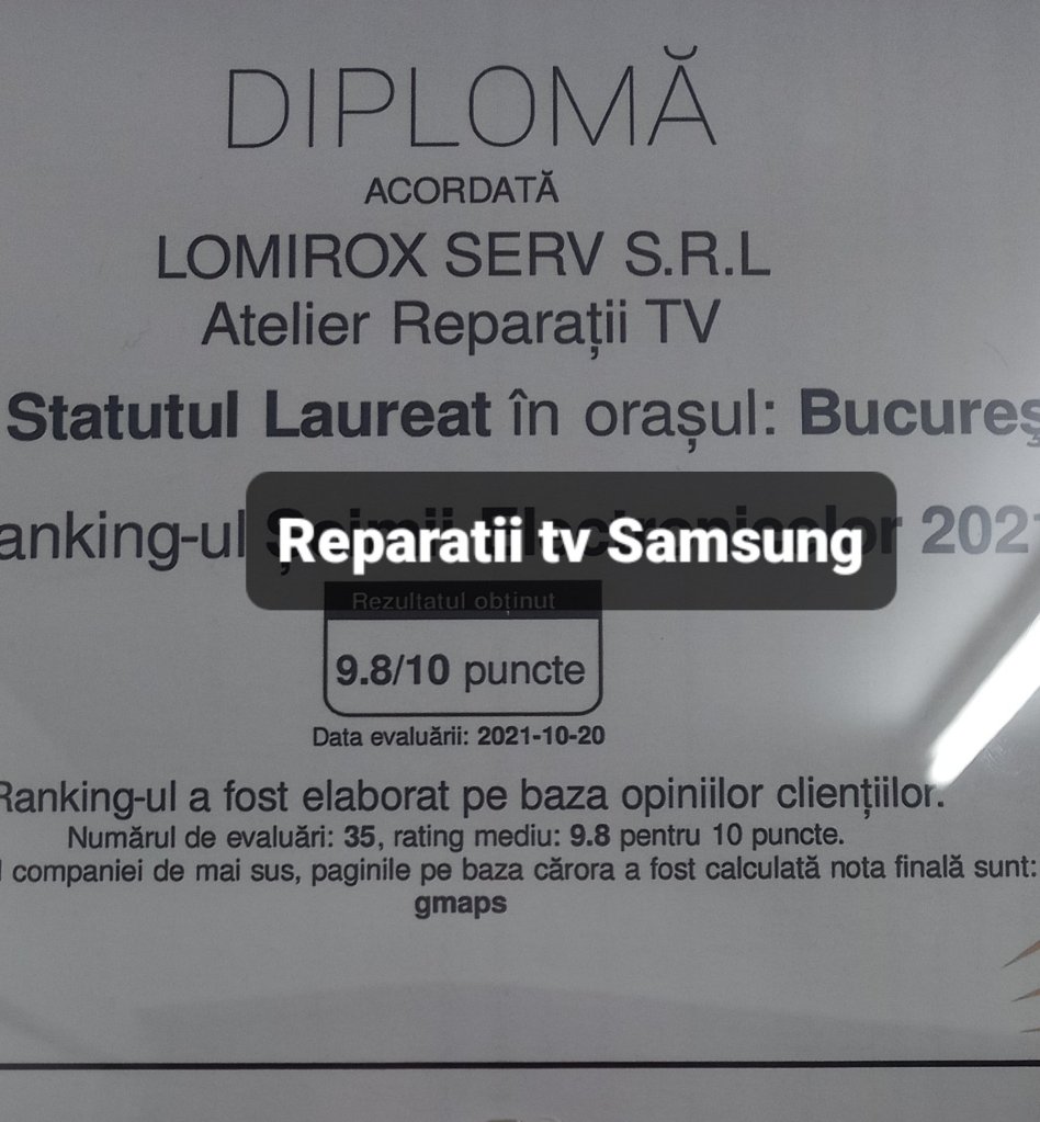 Reparatii tv smart Samsung 