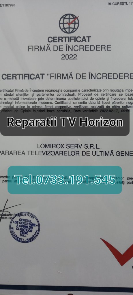 Reparatii tv Horizon